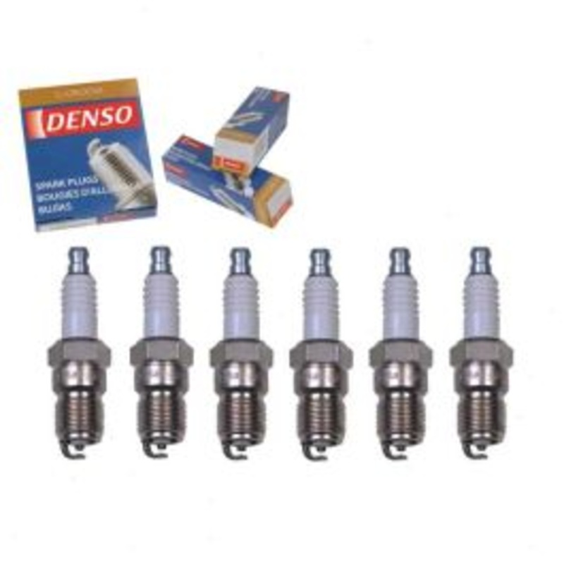 6 pc DENSO Standard U-Groove Spark Plugs for 1988-2007 Ford Taurus 3.0L V6