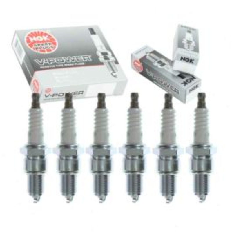 6 pc NGK V-Power Spark Plugs for 1977-1979 Nissan 810 2.4L L6