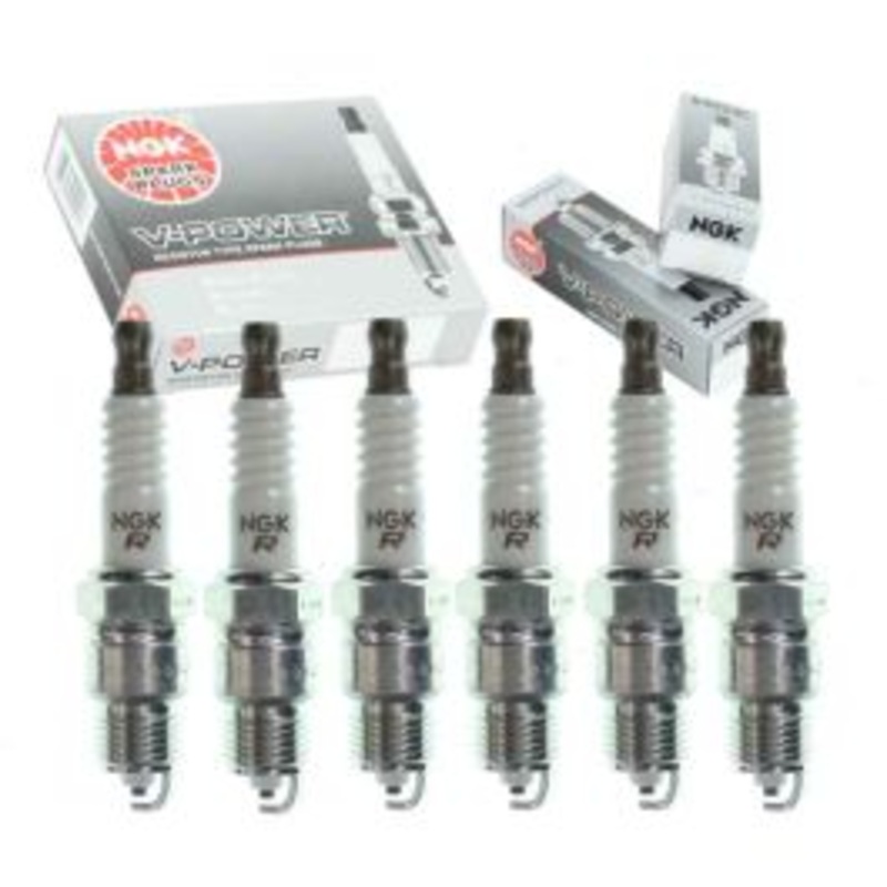 6 pc NGK V-Power Spark Plugs for 1979-1984 Chevrolet G20 4.1L L6