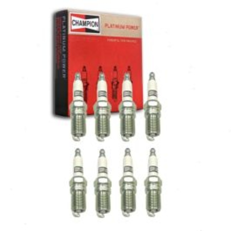 8 pc Champion Platinum Spark Plugs for 2003-2004 Ford E-250 5.4L V8