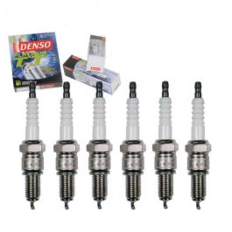6 pc DENSO Platinum TT Spark Plugs for 1967 GMC P35 P3500 Van 4.8L L6
