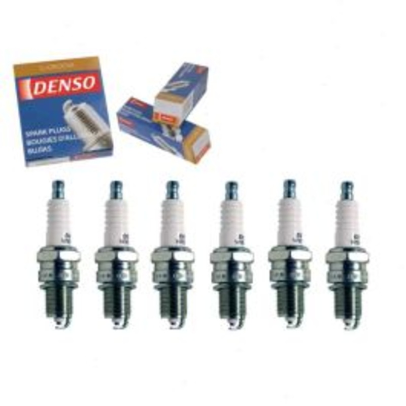 6 pc DENSO Standard U-Groove Spark Plugs for 1986-1987 BMW 325es 2.7L L6