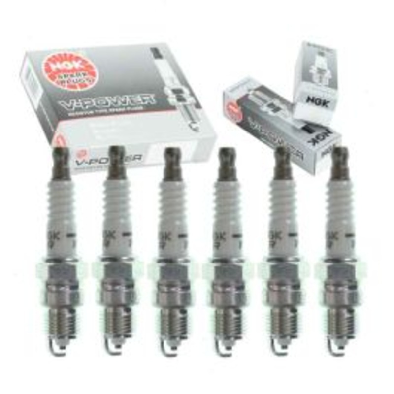 6 pc NGK V-Power Spark Plugs for 1985-1986 Chevrolet C10 4.3L V6