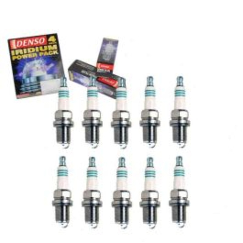 10 pc DENSO Iridium Power Spark Plugs for 2014 Audi R8 5.2L V10