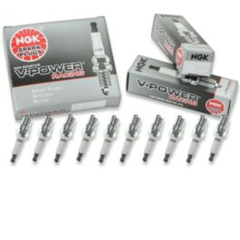 10 pc NGK V-Power Racing 2405 R5673-6 Spark Plugs