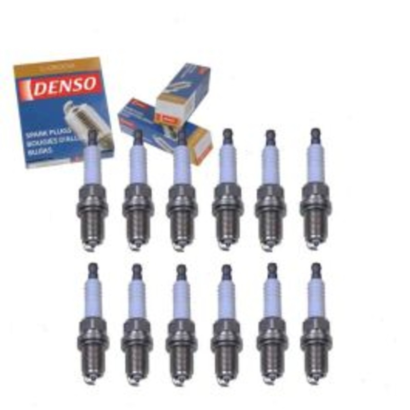 12 pc DENSO Standard U-Groove Spark Plugs for 2005 Mercedes-Benz CLK320 3.2L V6