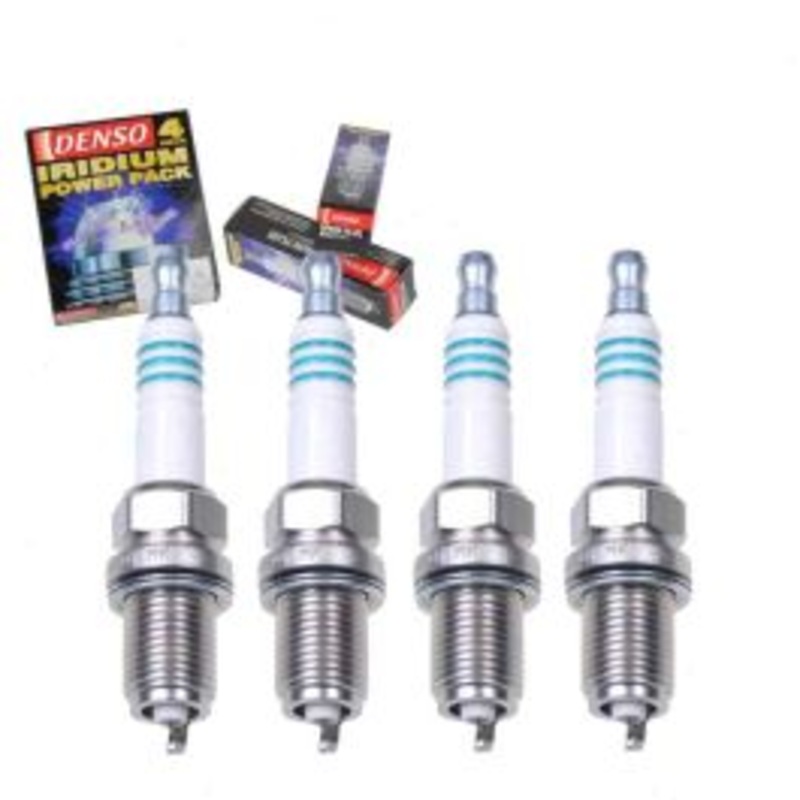 4 pc DENSO Iridium Power Spark Plugs for 1989-1990 Nissan Pulsar NX 1.6L L4