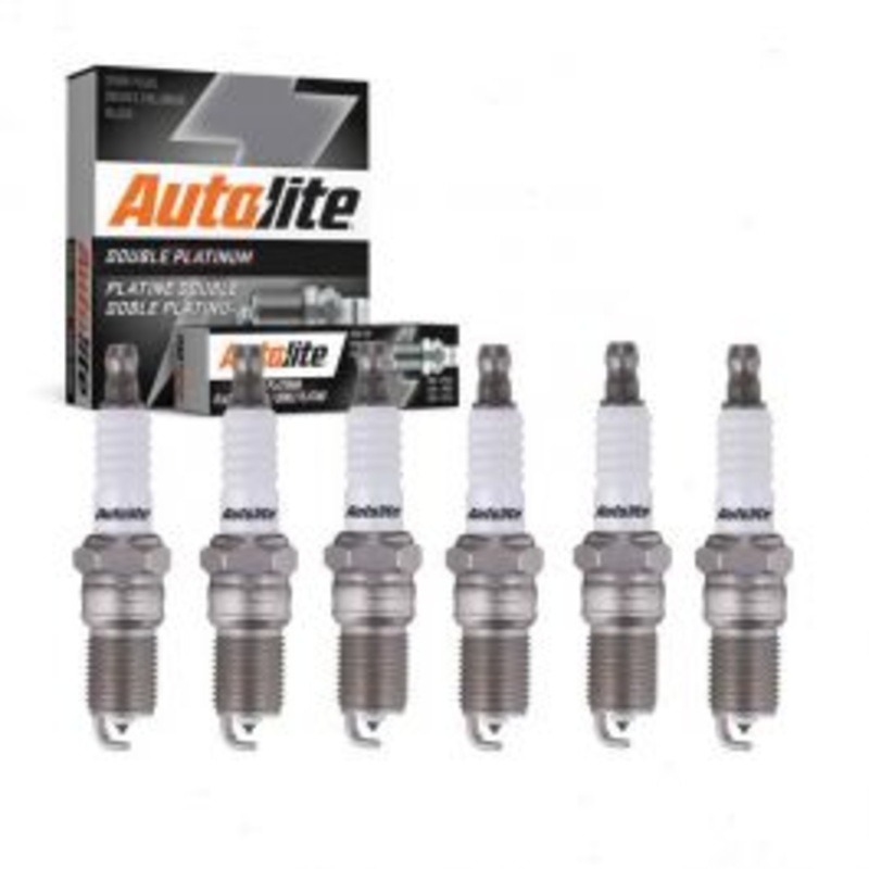 6 pc Autolite Double Platinum Spark Plug for 1996-2008 Pontiac Grand Prix