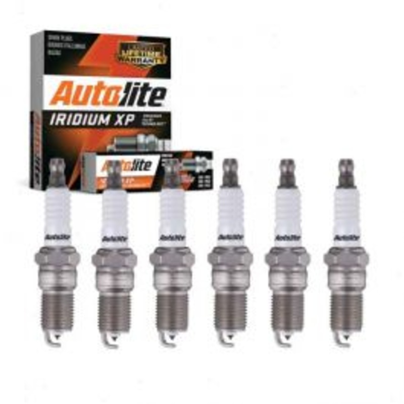 6 pc Autolite Iridium XP Spark Plug for 1986-2007 Ford Taurus 3.0L V6