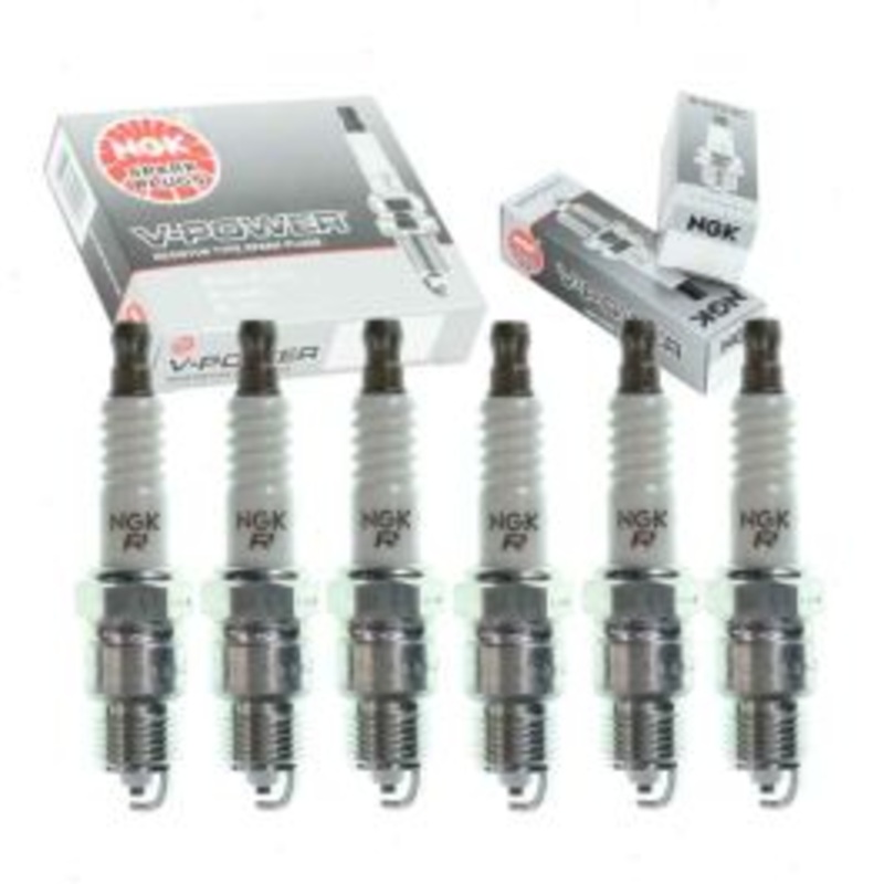 6 pc NGK V-Power Spark Plugs for 1970-1976 Oldsmobile Cutlass 4.1L L6
