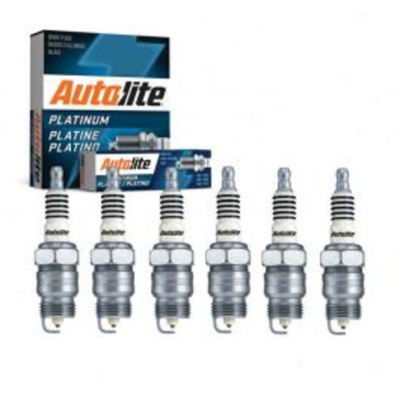 6 pc Autolite Platinum Spark Plug for 1966-1974 Ford Bronco 2.8L 3.3L L6