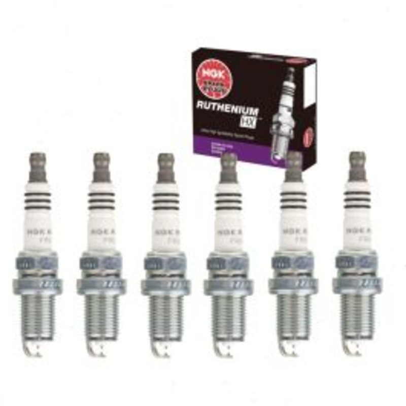 6 pc NGK Ruthenium HX Spark Plugs for 2001-2004 Chevrolet Tracker 2.5L V6