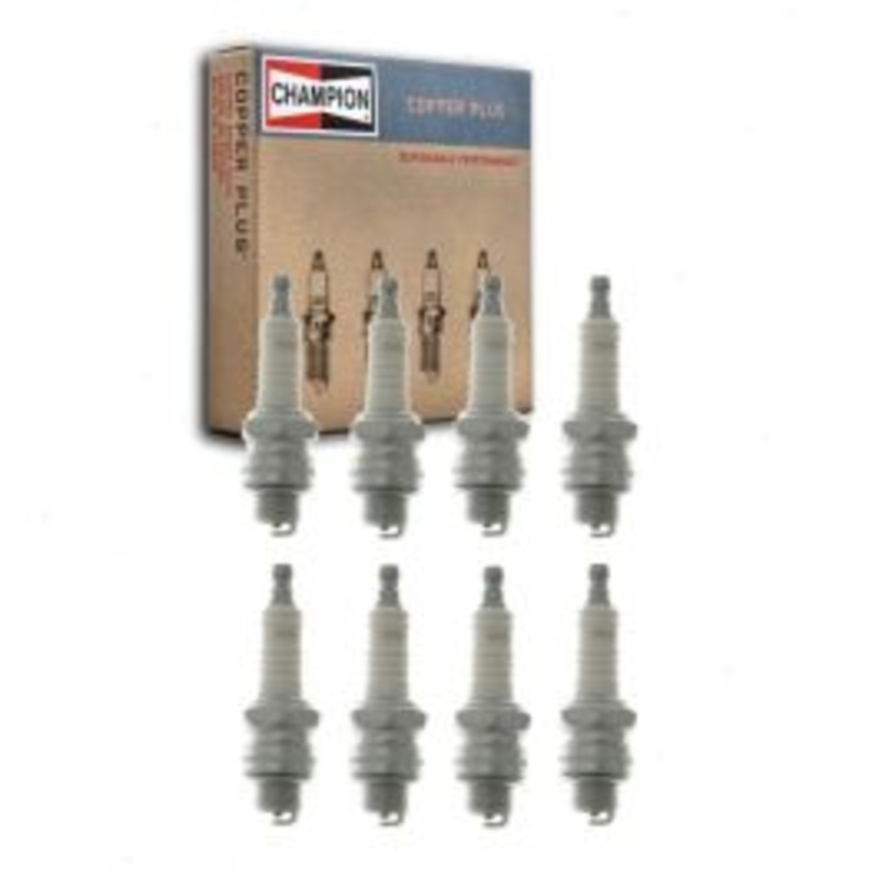 8 pc Champion Copper Plus 825 J4C Spark Plugs