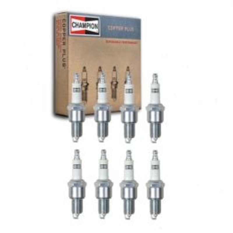 8 pc Champion Copper Plus Spark Plugs for 1964-1966 Plymouth Fury 4.5L 7.0L V8