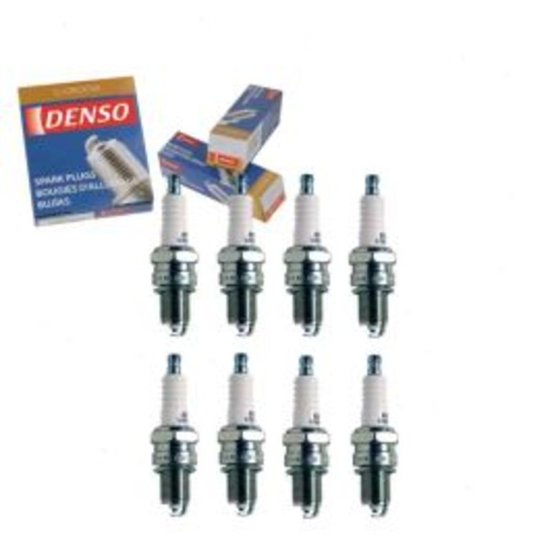8 pc DENSO Standard U-Groove Spark Plugs for 1969-1970 GMC K15 K1500 Pickup 5.0L V8