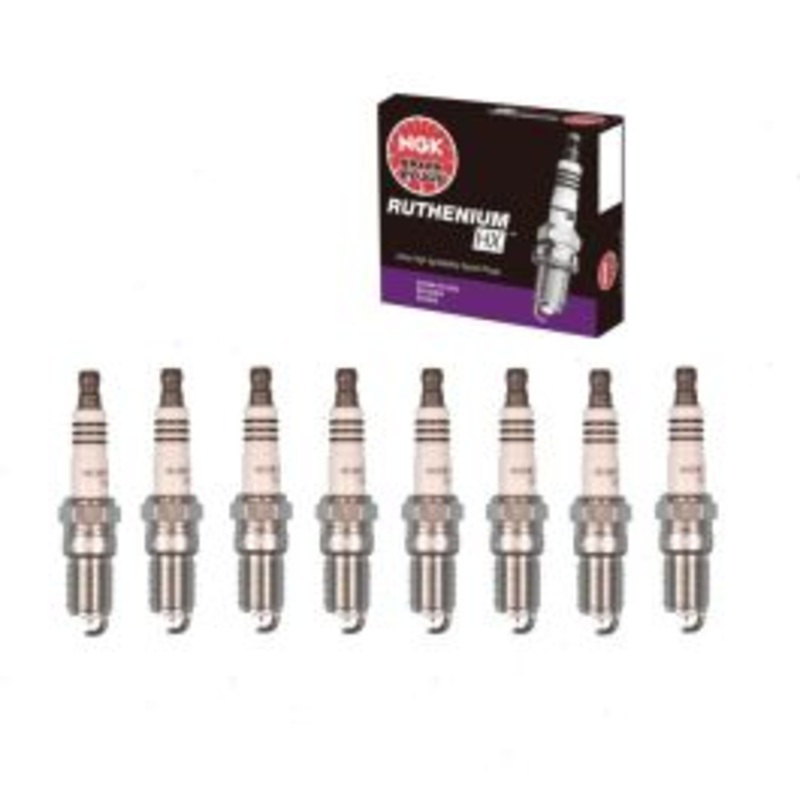 8 pc NGK Ruthenium HX Spark Plugs for 1997-1999 GMC P3500 5.7L 7.4L V8
