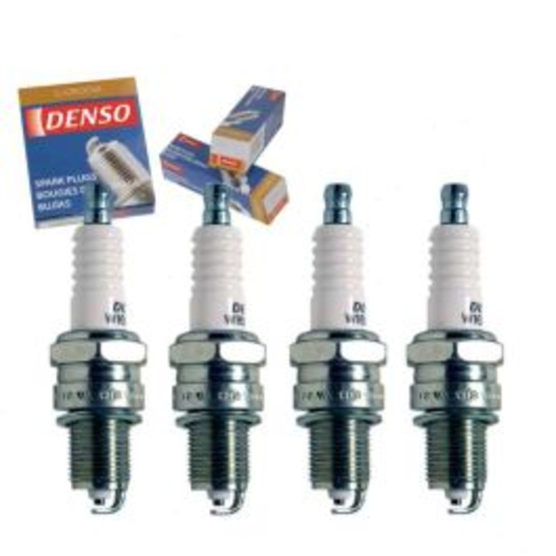 4 pc DENSO Standard U-Groove Spark Plugs for 1969-1979 Toyota Corolla 1.2L 1.6L L4
