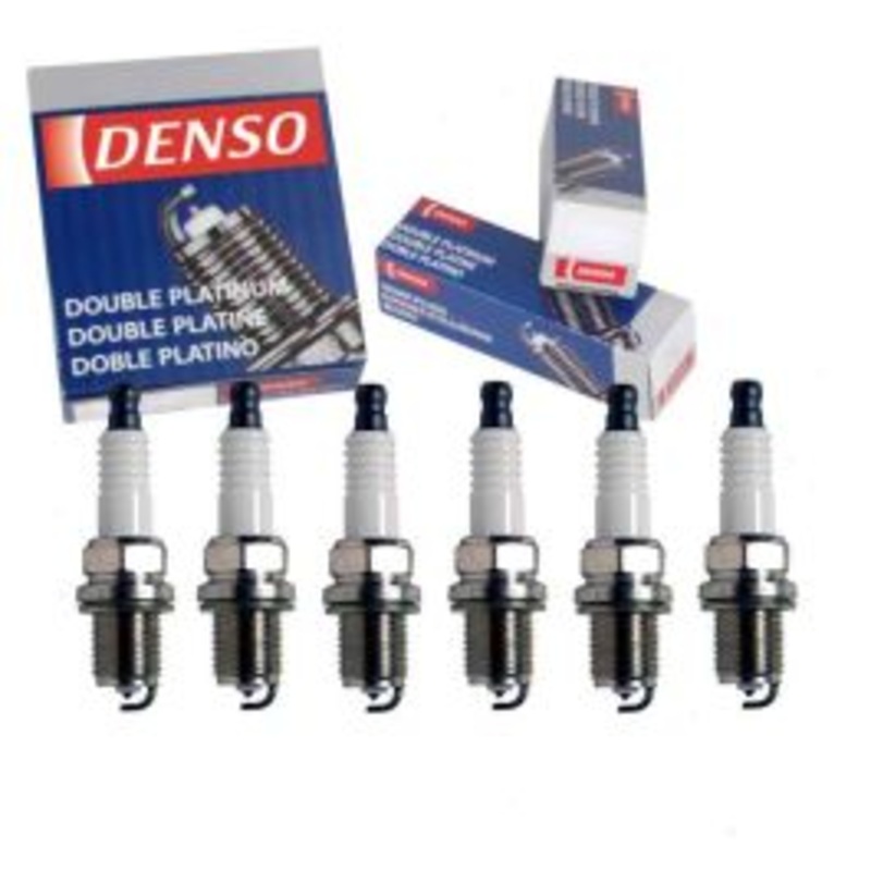 6 pc DENSO Double Platinum Spark Plugs for 2001-2004 Chevrolet Tracker