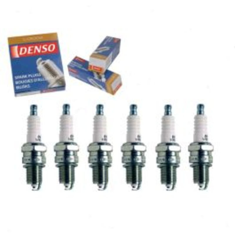 6 pc DENSO Standard U-Groove Spark Plugs for 1968-1969 GMC C15 C1500 Suburban 4.1L L6