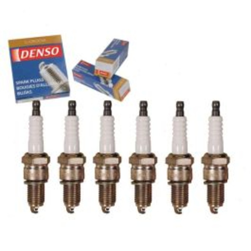 6 pc DENSO Standard U-Groove Spark Plugs for 1968-1971 Plymouth Fury III 3.7L L6