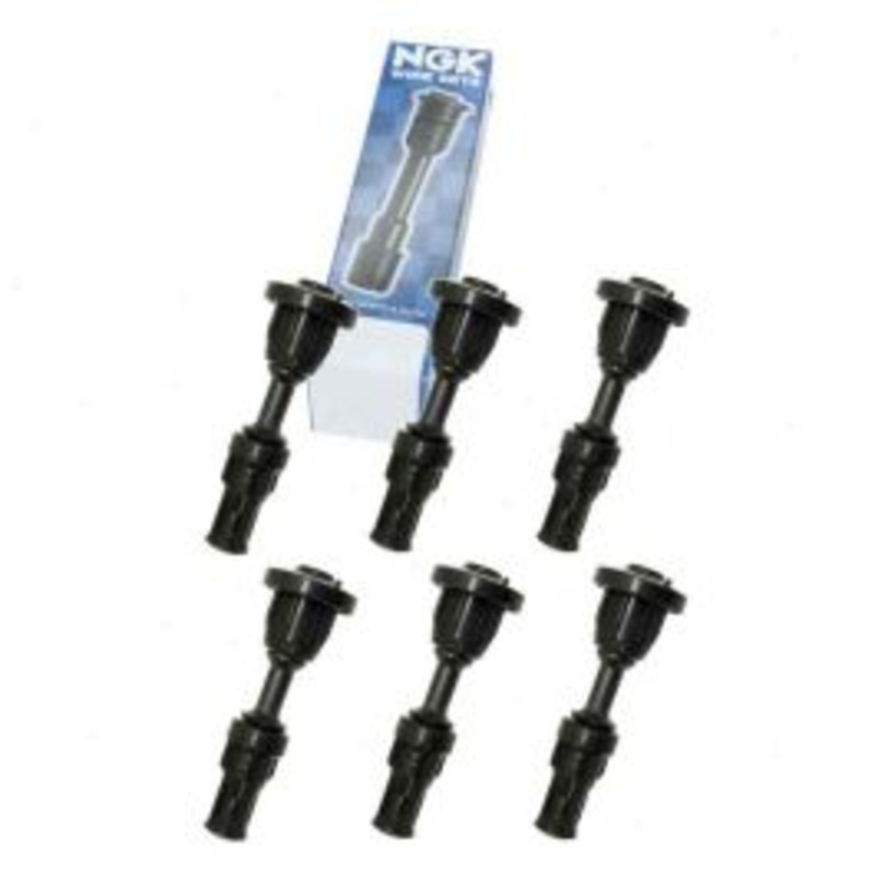 6 pc NGK Ignition Coil Boots for 1994-1996 Nissan 300ZX 3.0L V6