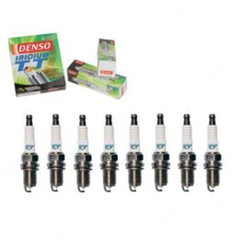 8 pc DENSO Iridium TT Spark Plugs for 1985 Oldsmobile Toronado 5.0L V8