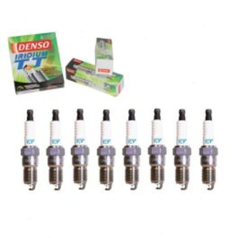 8 pc DENSO Iridium TT Spark Plugs for 1991-2014 Ford Mustang 2.3L 5.0L 5.8L L4 V8