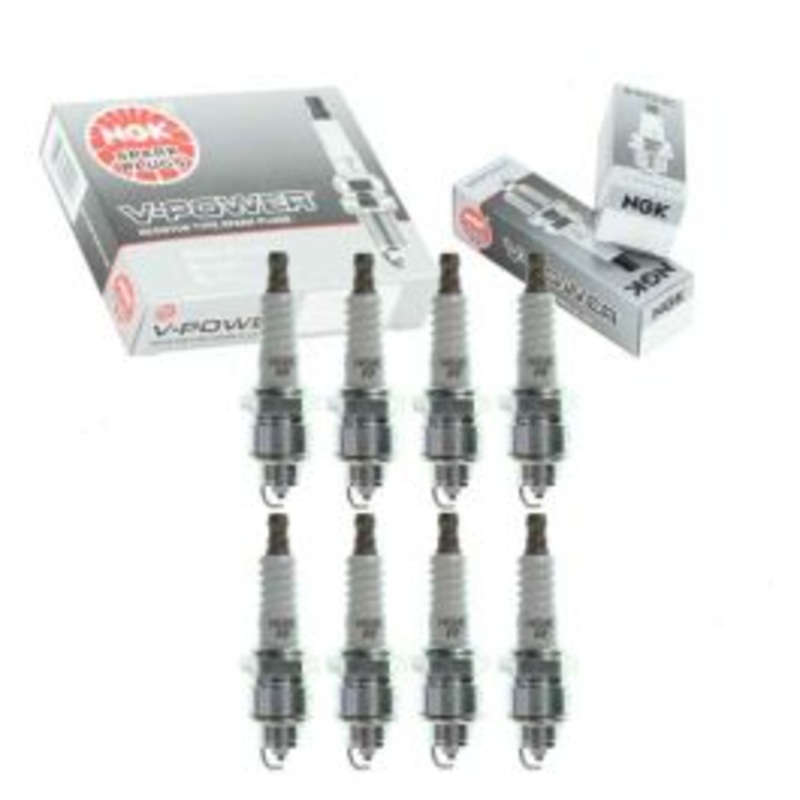 8 pc NGK V-Power Spark Plugs for 1976-1980 Cadillac Seville 5.7L V8