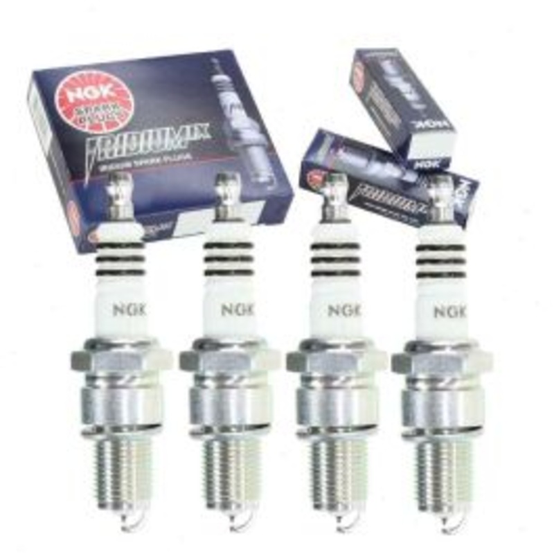 4 pc NGK Iridium IX Spark Plugs for 1972-1973 Subaru Deluxe 1.3L 1.4L H4