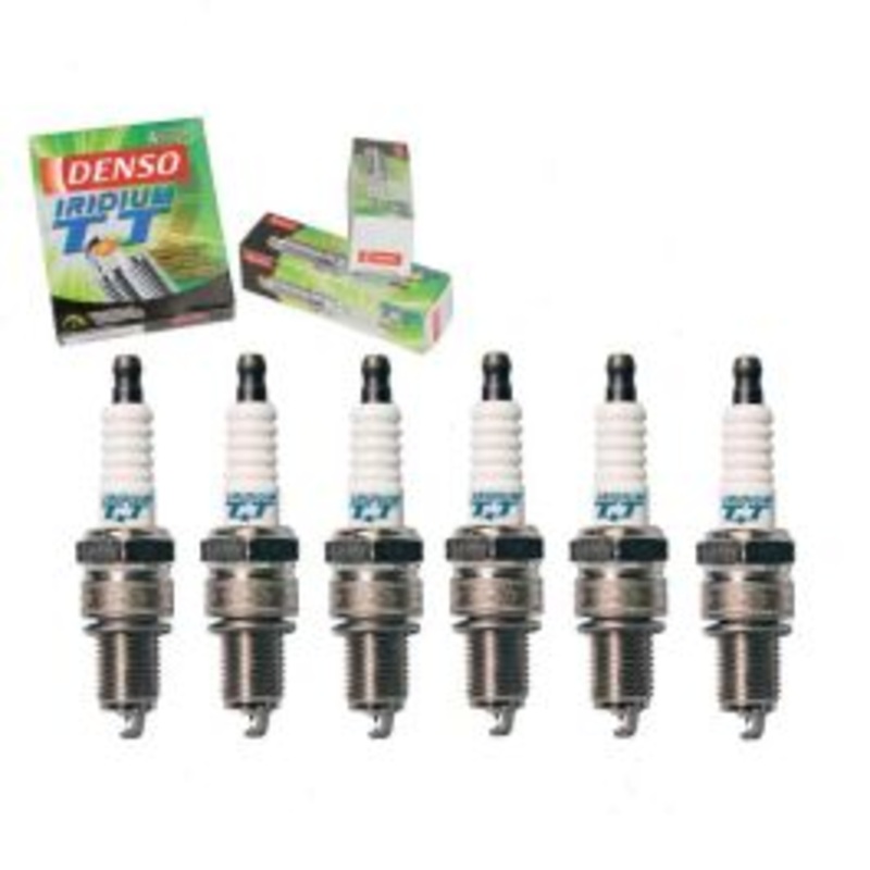 6 pc DENSO Iridium TT Spark Plugs for 1989 Dodge Raider 3.0L V6
