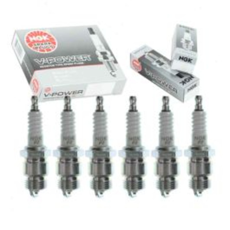 6 pc NGK V-Power Spark Plugs for 1957-1959 Ford F Series 3.6L L6