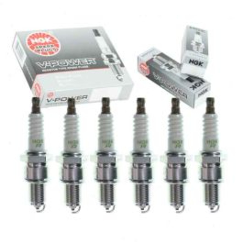 6 pc NGK V-Power Spark Plugs for 1971-1974 BMW 3.0CS 3.0L L6