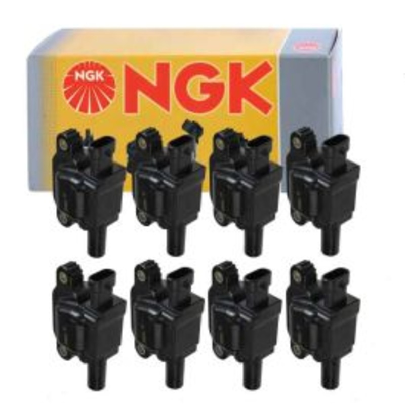 8 pc NGK Ignition Coils for 2015-2016 GMC Yukon XL 6.2L V8