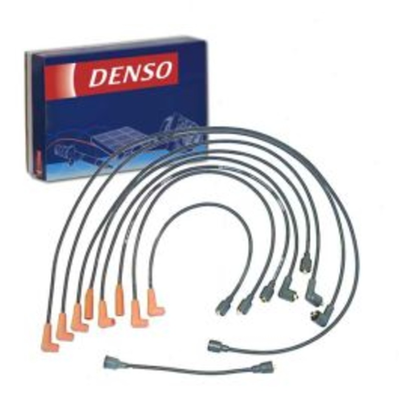 DENSO Spark Plug Wire Set for 1972 Plymouth Gran Fury 6.6L 7.2L V8