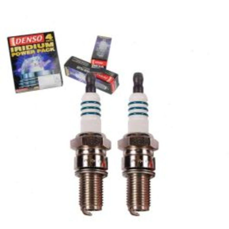 2 pc DENSO Iridium Power 5392 IWM27 Spark Plugs