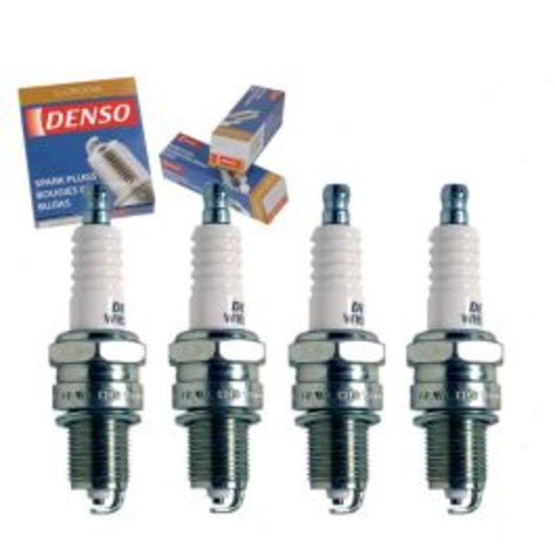 4 pc DENSO Standard U-Groove Spark Plugs for 1968-1980 Triumph Spitfire 1.3L 1.5L L4