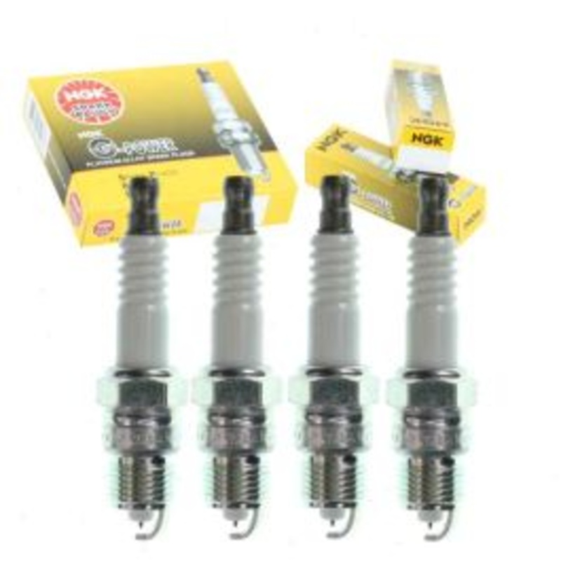 4 pc NGK G-Power Spark Plugs for 1976-1987 Pontiac Acadian 1.4L 1.6L L4