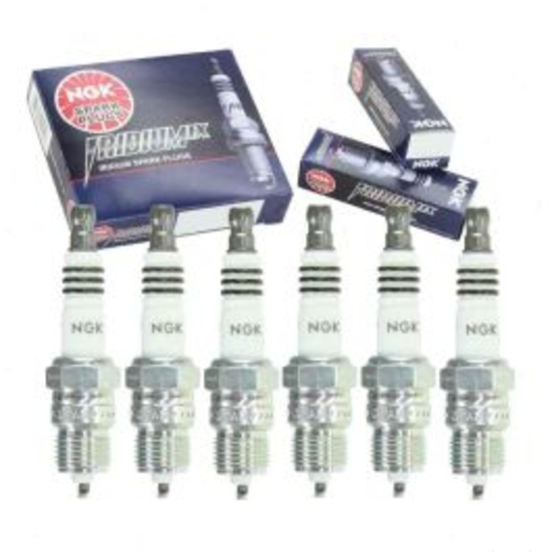 6 pc NGK Iridium IX Spark Plugs for 1987 GMC R2500 4.3L V6