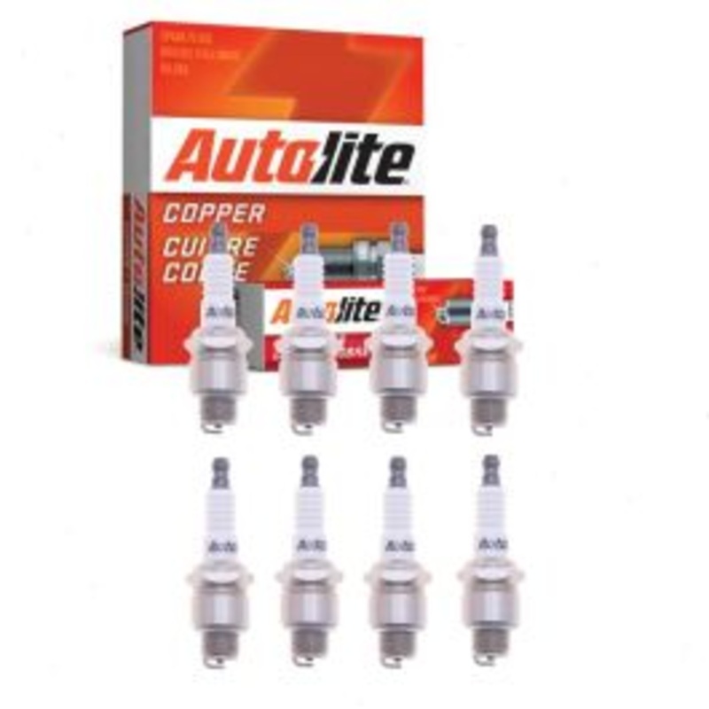 8 pc Autolite Copper Core Spark Plugs for 1955-1957 Nash Ambassador Custom 4.1L 5.2L V8
