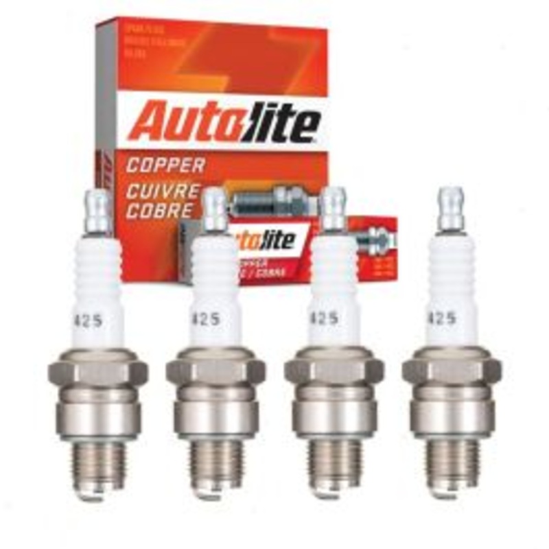 4 pc Autolite Copper Core Spark Plugs for 1958-1959 Skoda S440