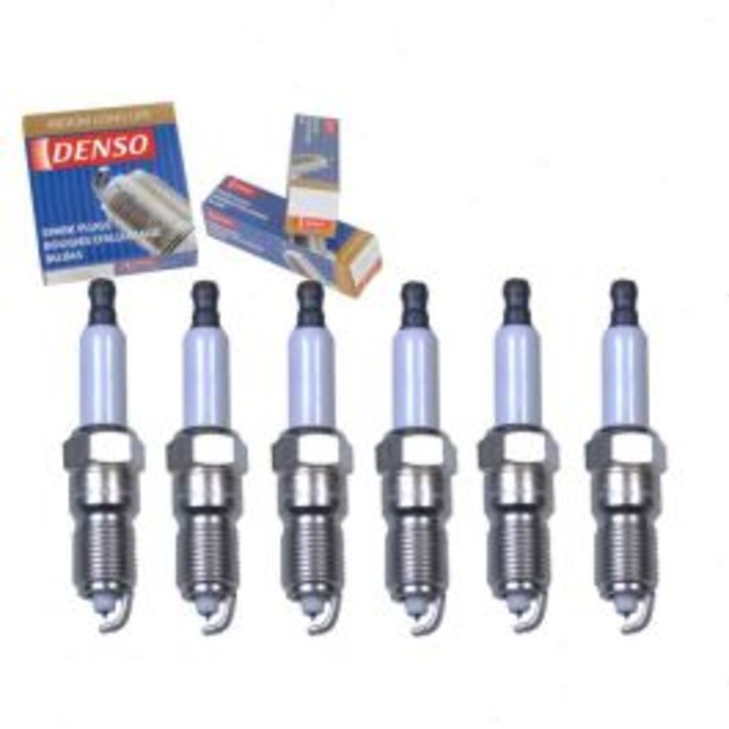 6 pc DENSO Iridium Long Life Spark Plugs for 2003 Ford E-250 4.2L V6