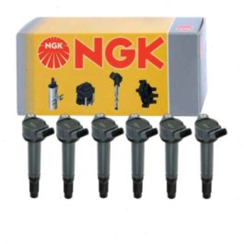 6 pc NGK Ignition Coils for 2007-2017 Toyota Sienna 3.5L V6