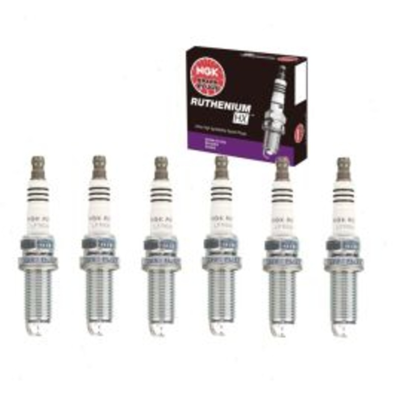 6 pc NGK Ruthenium HX Spark Plugs for 2006-2007 BMW 525i 3.0L L6