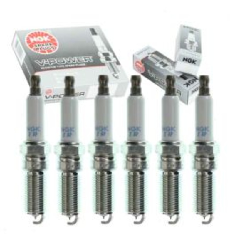6 pc NGK V-Power Spark Plugs for 2001-2007 Dodge Caravan 3.3L V6