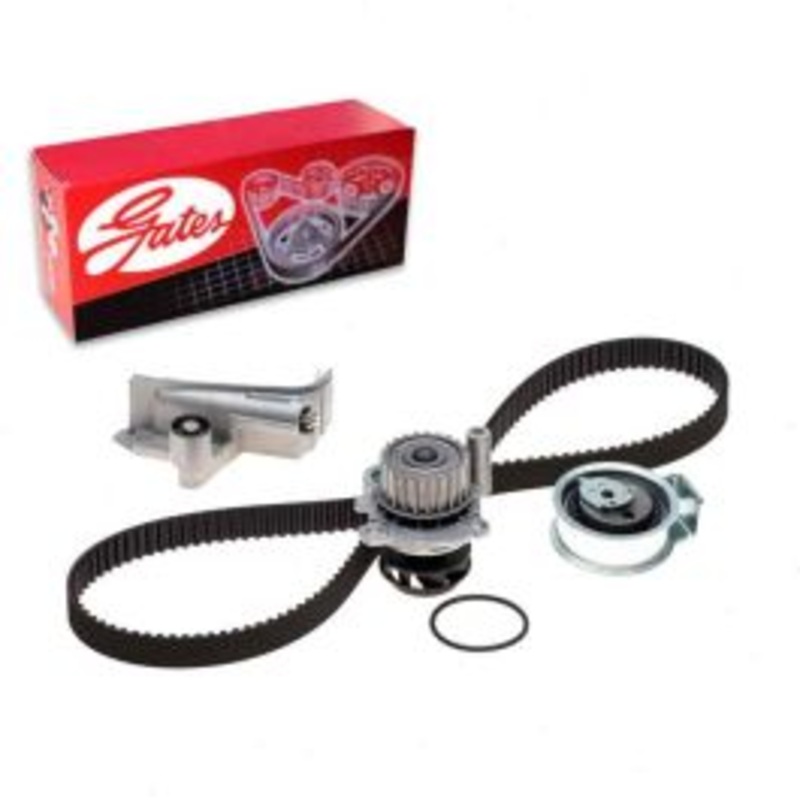 Gates PowerGrip Timing Belt Kit with Water Pump for 1999-2005 Audi A4 Quattro 1.8L L4