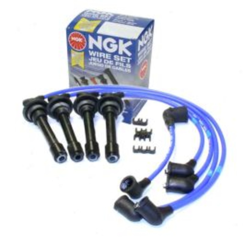NGK Spark Plug Wire Set for 1991-1993 Nissan NX 2.0L L4