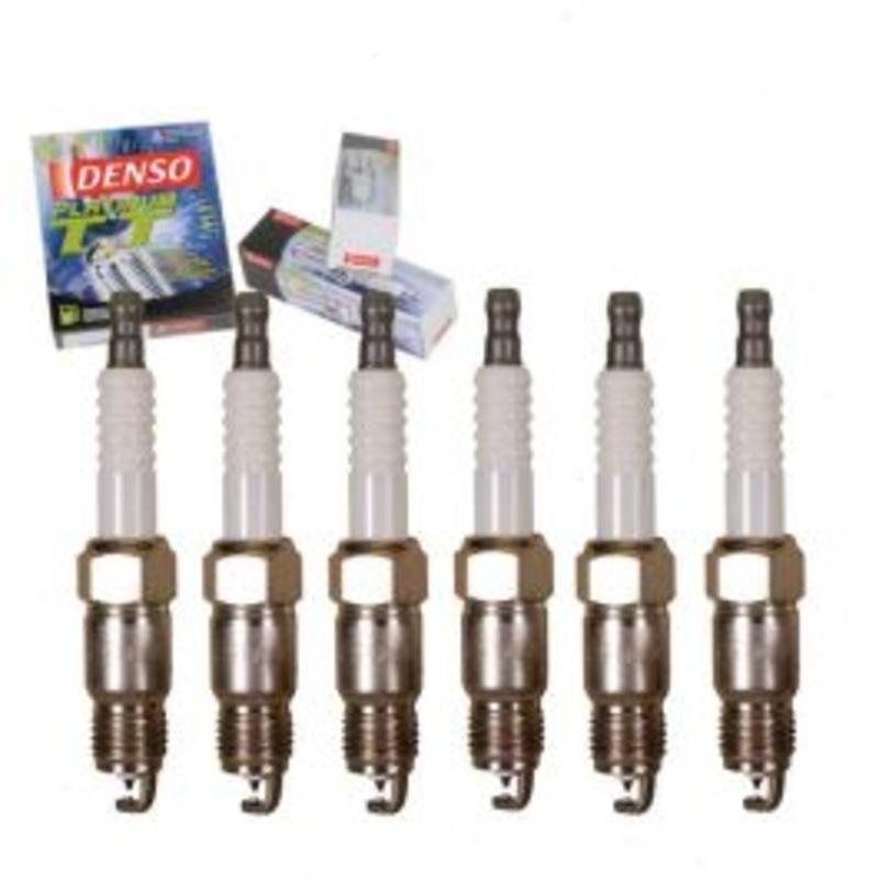 6 pc DENSO Platinum TT Spark Plugs for 1985-1988 Pontiac Fiero 2.8L V6