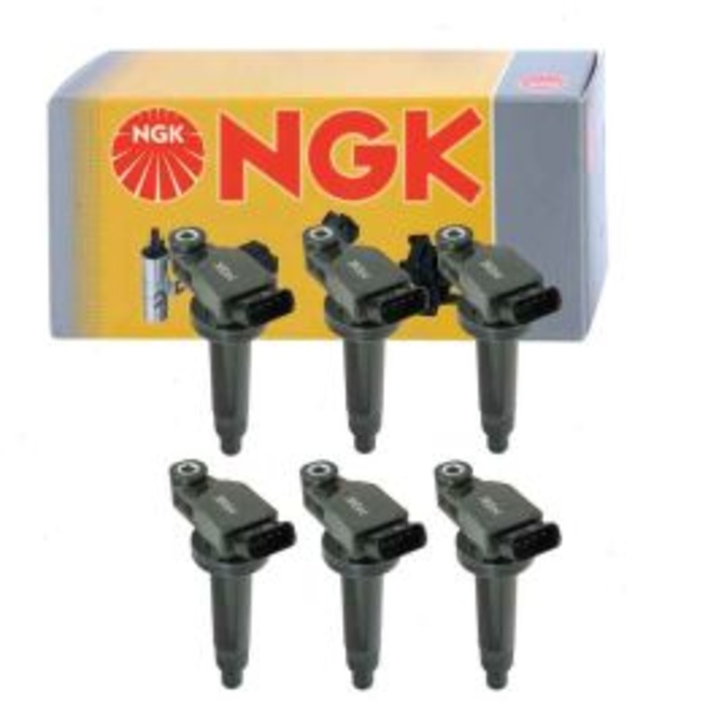 6 pc NGK Ignition Coils for 2002-2006 Toyota Camry 3.0L V6