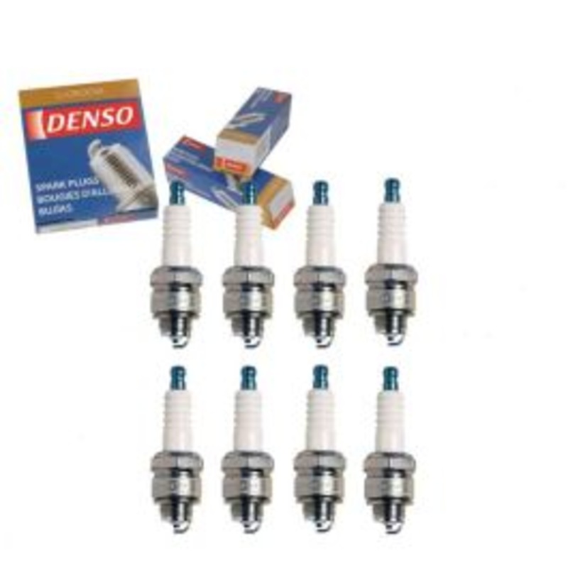 8 pc DENSO Standard U-Groove Spark Plugs for 1970 Chevrolet K20 Suburban 5.0L V8