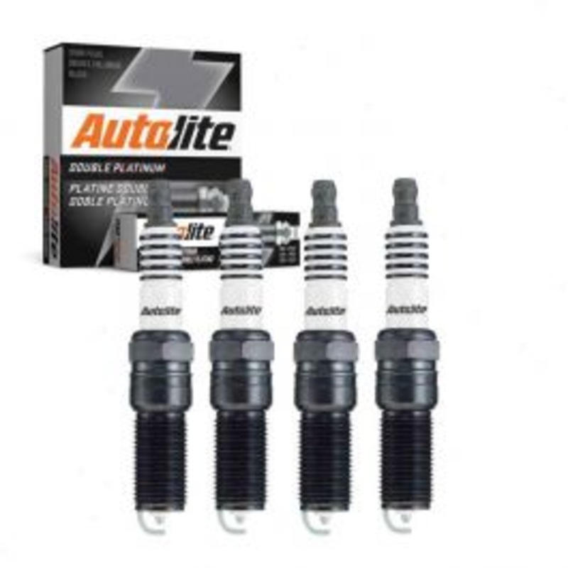 4 pc Autolite Double Platinum Spark Plug for 2002-2005 Pontiac Grand Am 2.2L